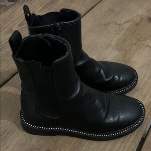 Zara Black Kids Boots